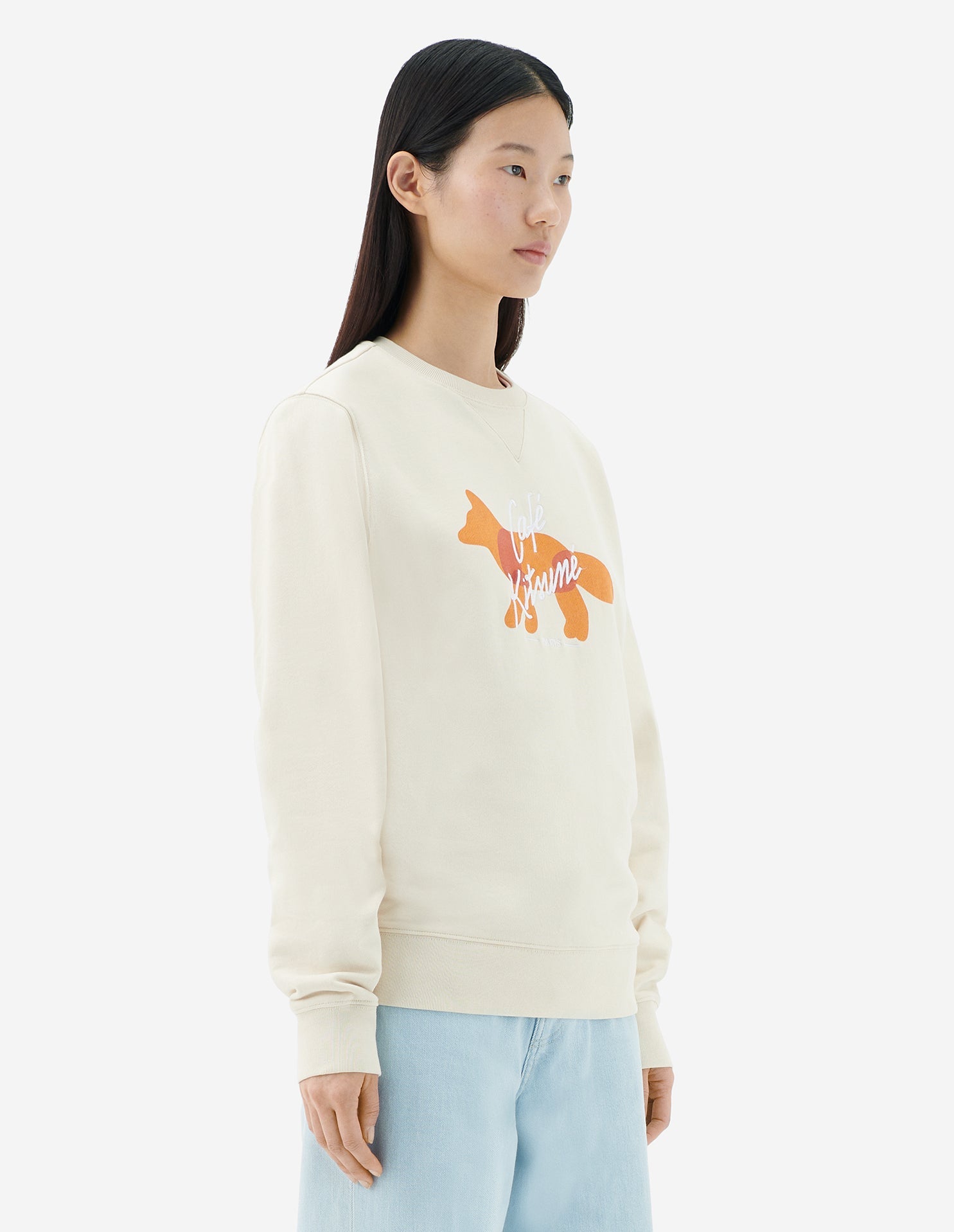Classic Fox Sweatshirt - Latte