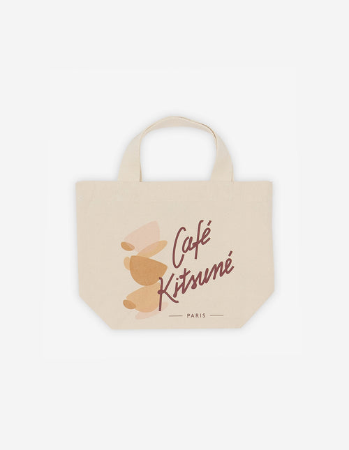 Mini Tote Bag Tasse Café Kitsuné - Latte