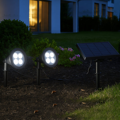 Family Spiky - Spot Solaire - Plastique - Noir