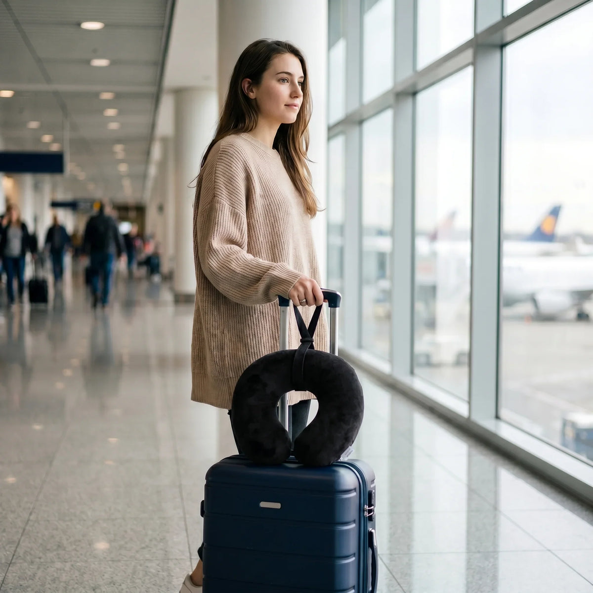 Travel Neck Pillow - Black