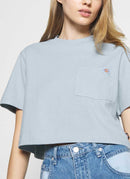 Dickies - Tee-Shirt Porterdale - Fog Blue - Femme