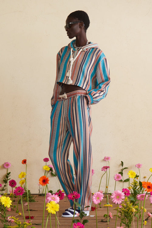 Hoodie Tissé Main Crop