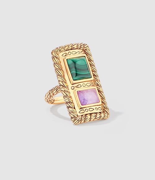 Aurelie Bidermann - Bague Malli Malachite - Femme