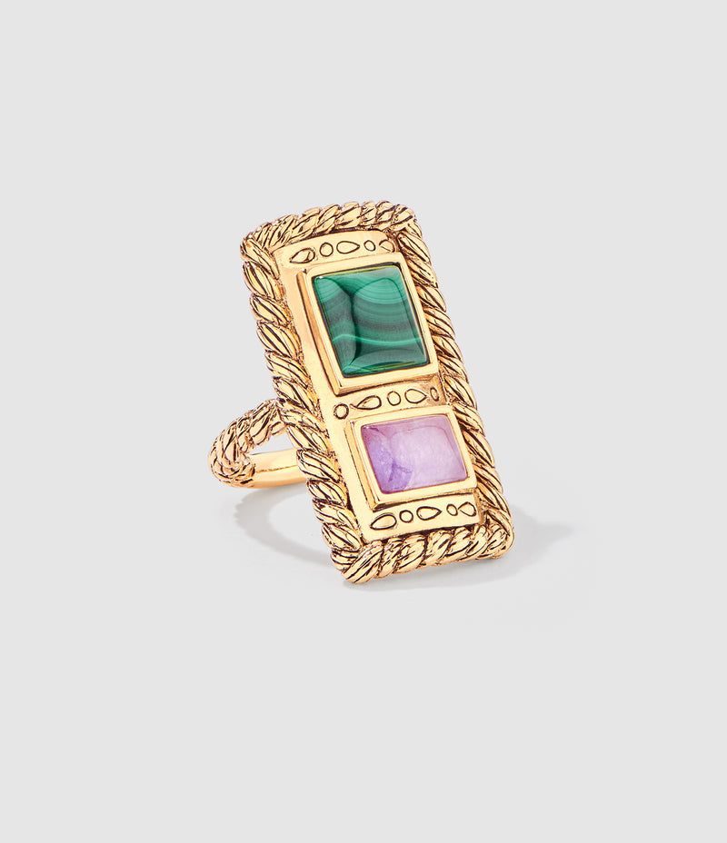 Aurelie Bidermann - Bague Malli Malachite - Femme