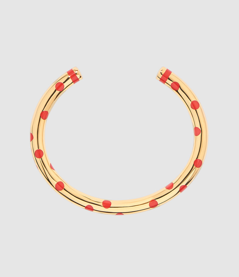 Aurelie Bidermann - Jonc Positano Pois Vermillon - Femme