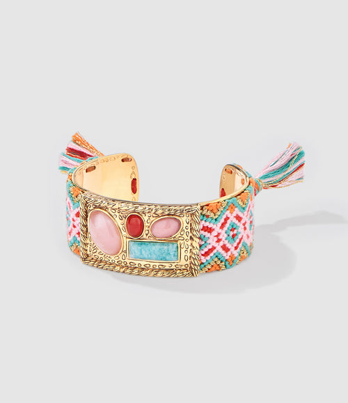 Aurelie Bidermann - Manchette Malli Amazonite - Femme