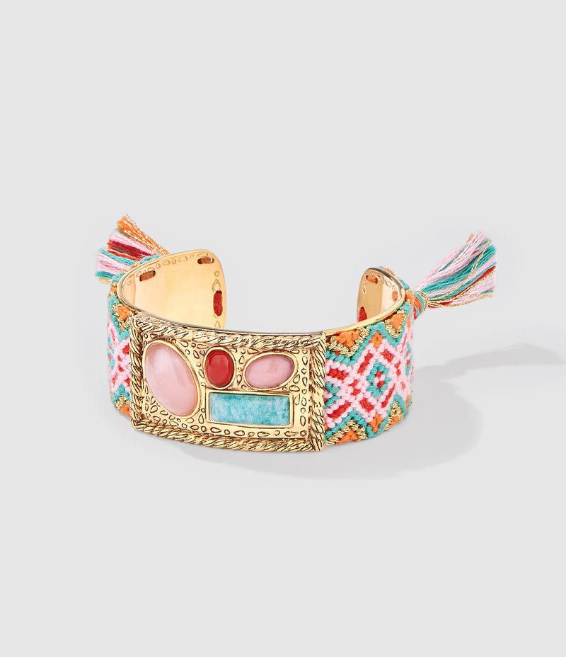 Aurelie Bidermann - Manchette Malli Amazonite - Femme