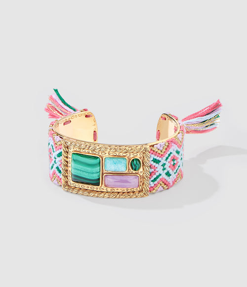 Aurelie Bidermann - Manchette Malli Malachite - Femme