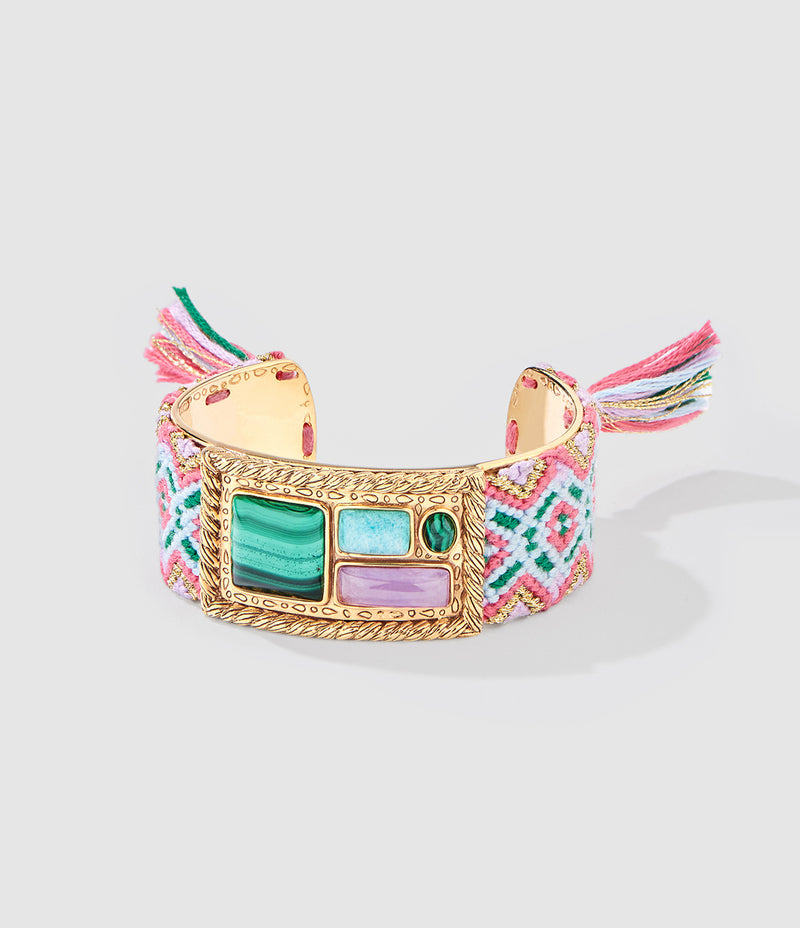 Aurelie Bidermann - Manchette Malli Malachite - Femme