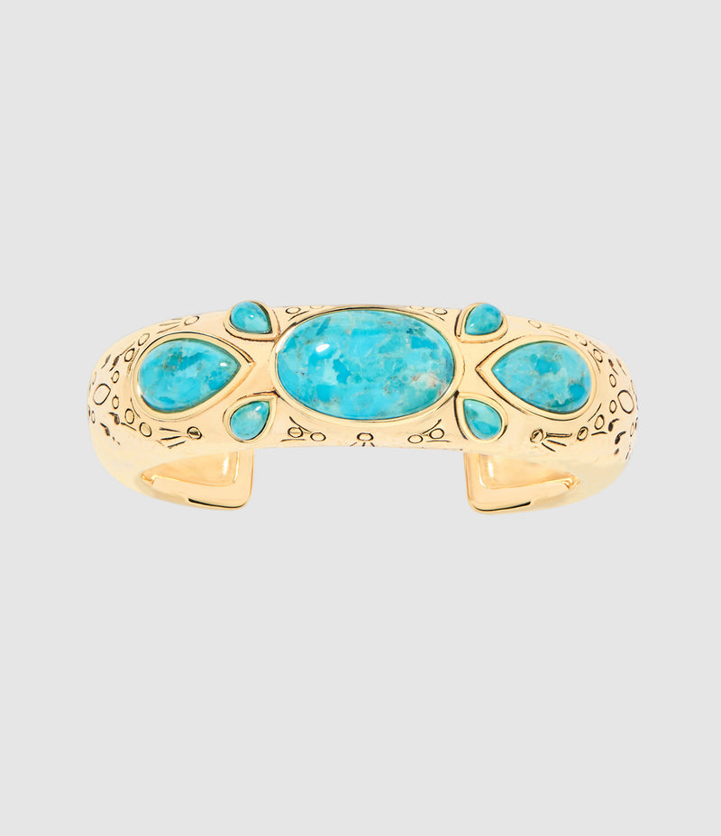 Aurelie Bidermann - Manchette Navajo Turquoise - Femme