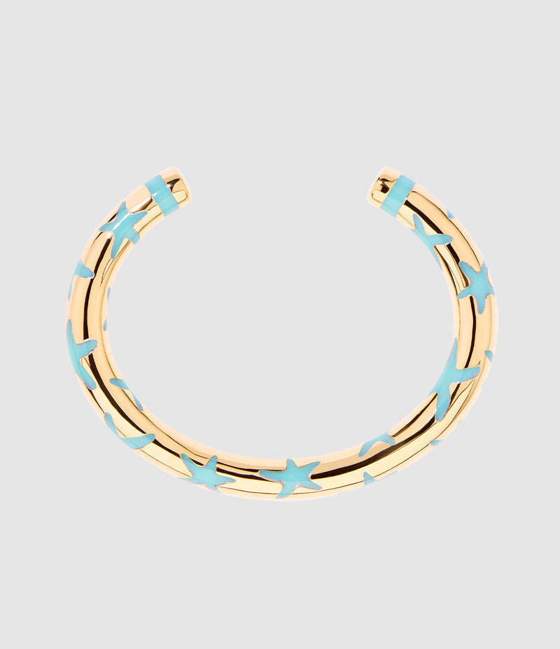 Aurelie Bidermann - Jonc Positano Etoile De Mer Turquoise - Femme