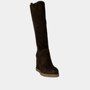 Bottes Ann Tuil Star-Olivia - Velours Marron