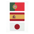 12 Stickers Drapeaux