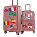 12 Stickers Drapeaux