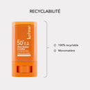 Palo solar reciclable