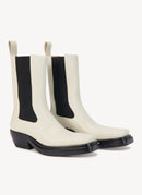 Bottega Veneta - Bottes Leon - White - Femme