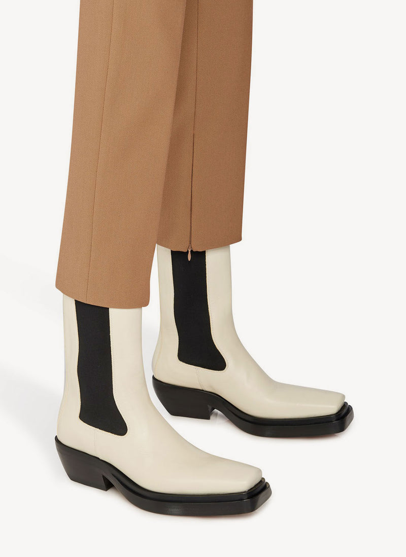 Bottega Veneta - Bottes Leon - White - Femme