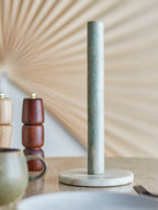 Emy - Kitchen Roll Holder - Green - Marble