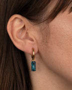 Boucles D'Oreilles Stone - Bleu Sodalite