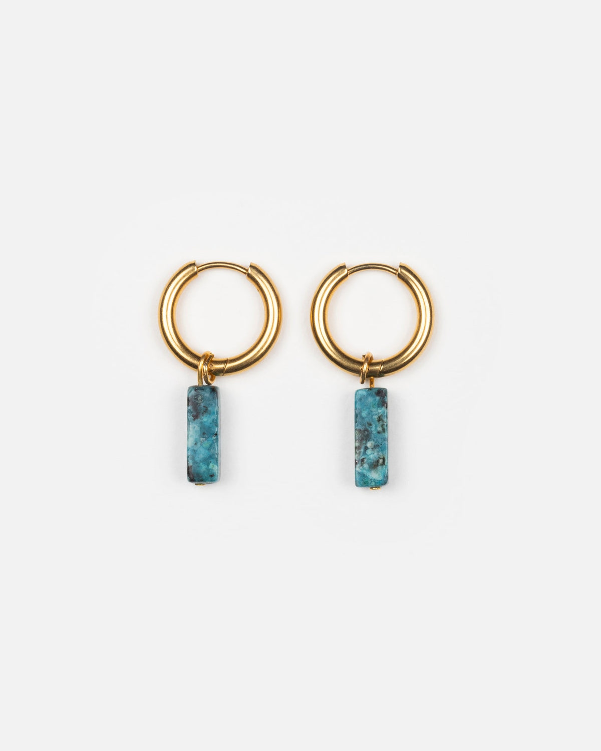 Boucles D'Oreilles Stone - Bleu Sodalite