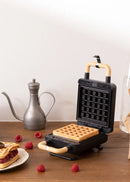 Stone Studio Individual - Sandwichera, Grill y Gofrera con Platos Intercambiables - Negro