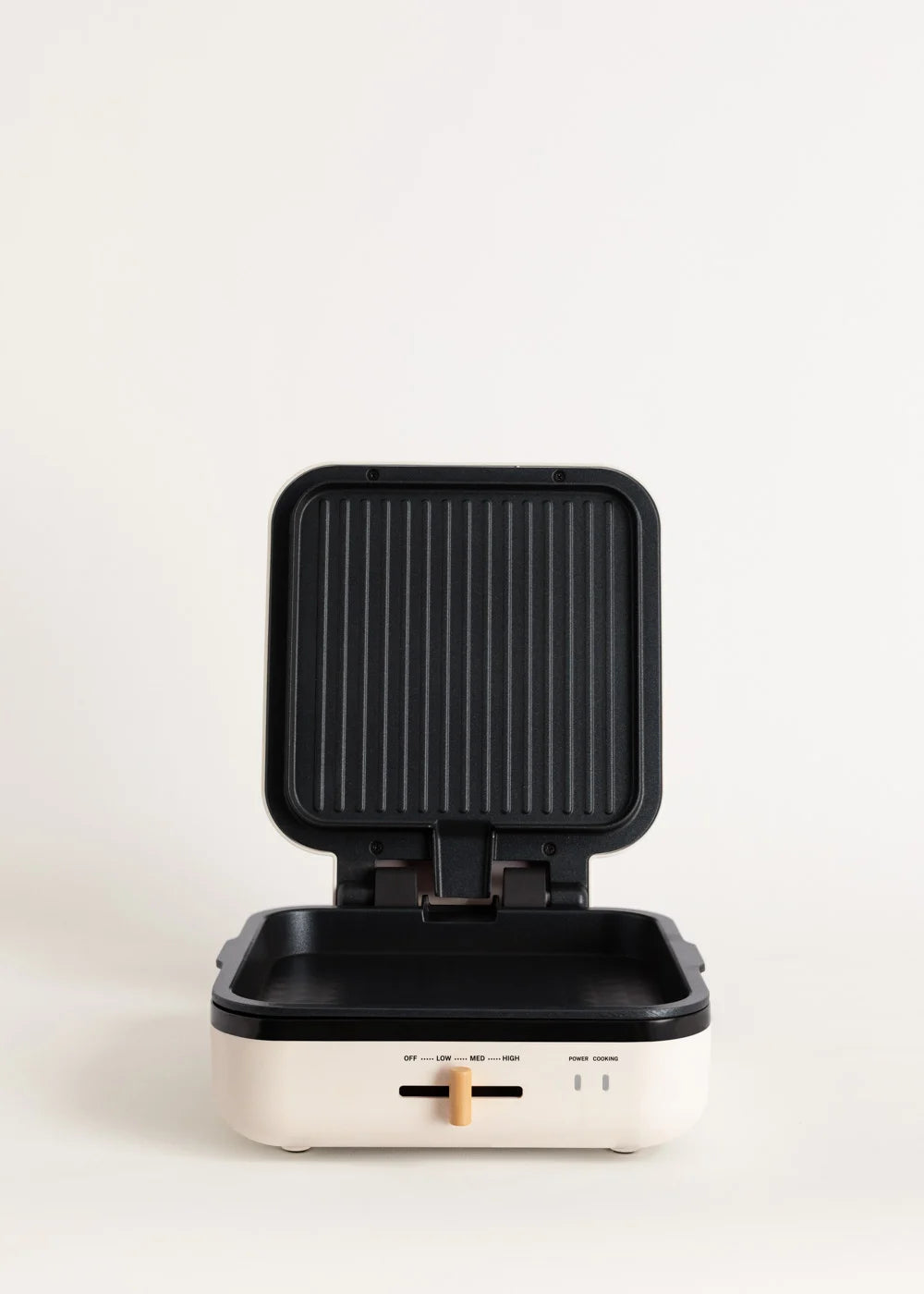 Stone Studio Pro - Multifunction Grill with 180º Opening - Off-White