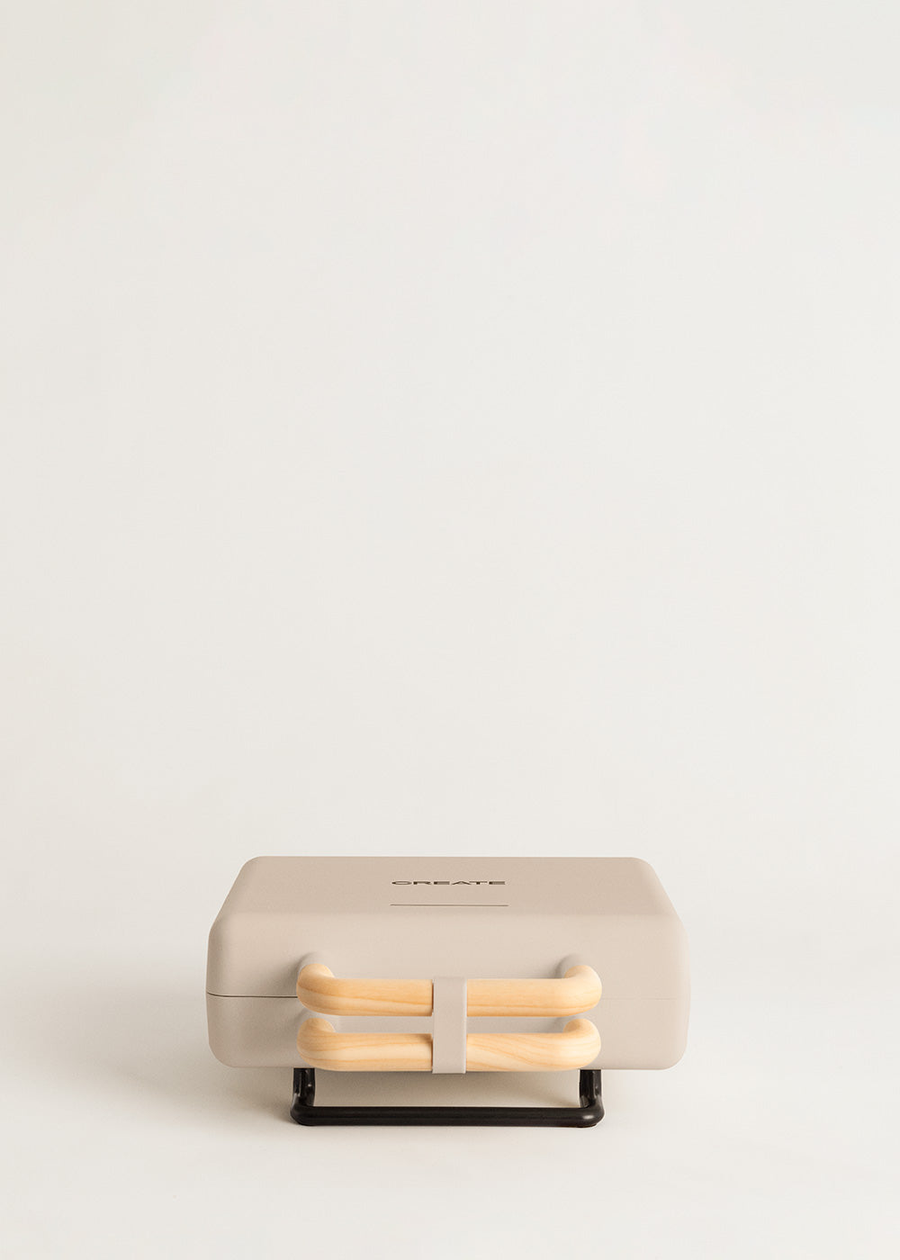 Stone Studio Double - Appareil À Croque-Monsieur, Grill Et Gaufrier À Plaques Interchangeables - Sable