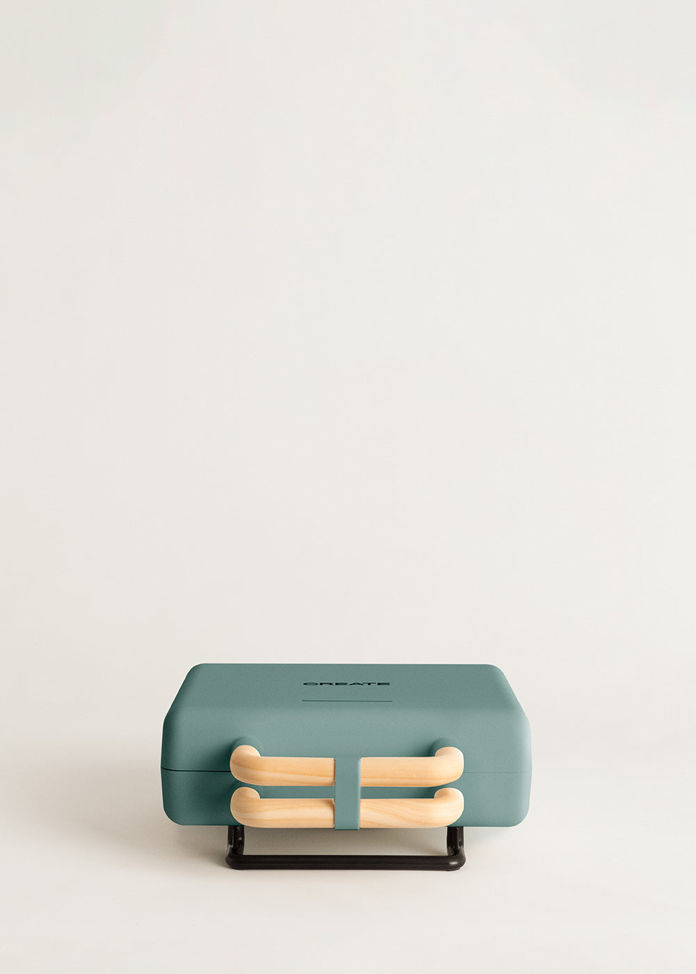 Stone Studio Double - Sandwichera, Grill y Gofrera Con Placas Intercambiables - Verde Salvia