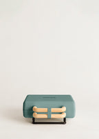 Stone Studio Double - Sandwichera, Grill y Gofrera Con Placas Intercambiables - Verde Salvia