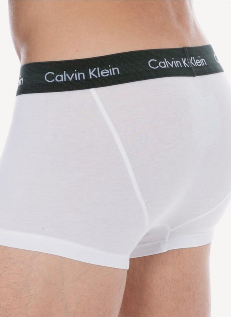 Calvin Klein - Strech Trunk 3 Pack - White - Homme