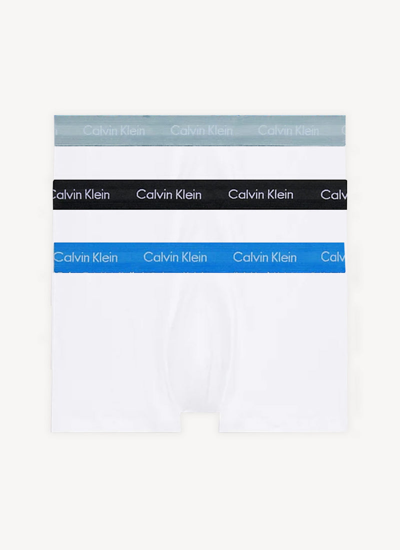 Calvin Klein - Strech Trunk 3 Pack - White - Homme