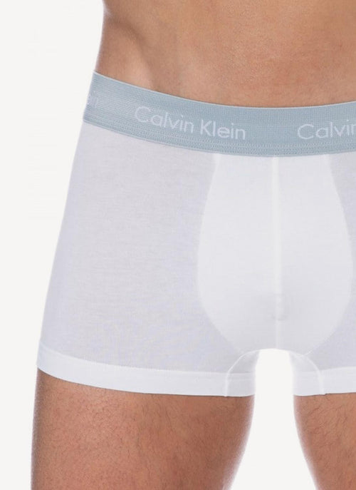 Calvin Klein - Strech Trunk 3 Pack - White - Homme