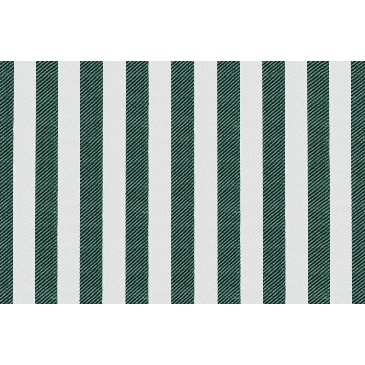 Canapé 2 Places Modulable - Tissu Extérieur À Rayures - Blanc Et Vert Foncé