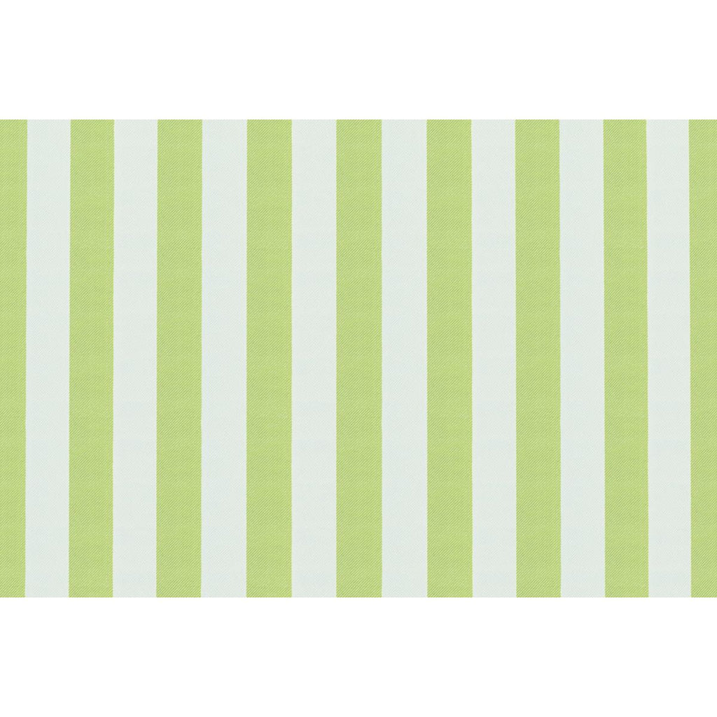 Méridienne Modulable - Tissu Extérieur À Rayures - Blanc Et Vert Anis
