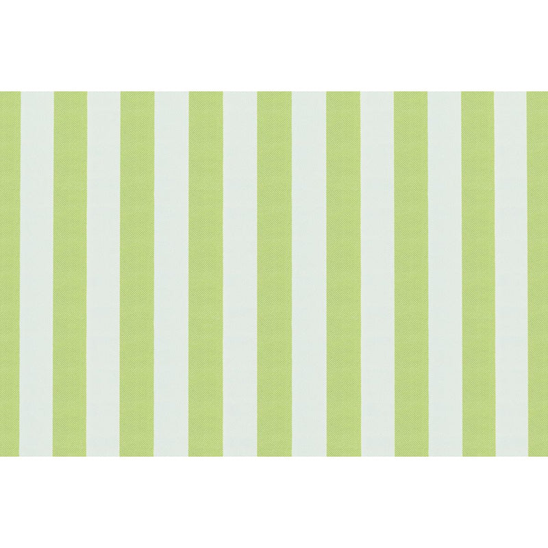 Pouf Modulable - Tissu Extérieur À Rayures, Blanc Et Vert Anis