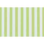Sofá Modular de 3 Plazas - Tela Exterior a Rayas - Blanco y Verde Anís