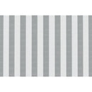 Pouf Modulable - Tissu Extérieur À Rayures, Blanc Et Gris