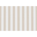 Pouf Modulable - Tissu Extérieur À Rayures, Blanc Et Beige