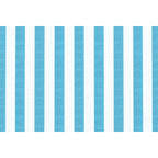 Canapé 2 Places Modulable - Tissu Extérieur À Rayures - Blanc Et Bleu