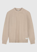 Suéter Con Cuello Redondo Y Cuello Redondo - Arena Oscura