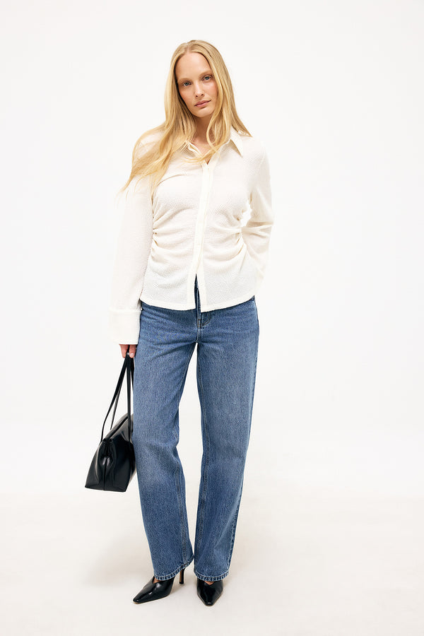 Camicia Structured Collar - Bianco