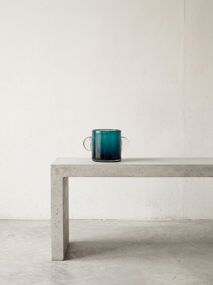 Vase - Wind &amp; Fire - Dark Blue