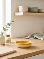 Feast - Lot De 8 Plats - XS - Grès - Jaune