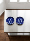 Feast - Set Da 2 Piatti - S - Gres - Blu Scuro Bianco