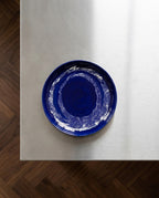 Feast - Set Da 2 Piatti - S - Gres - Blu Scuro Dots Bianco