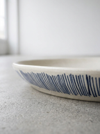 Feast - Vassoio Da Portata - S - Gres - Bianco Blu