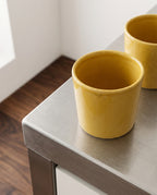 Feast - Set Da 4 Tazzine Da Caffè Espresso - Gres - Giallo