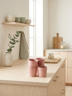 Feast - Lot De 4 Tasses À Café - Grès - Rose