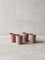 Feast - Set Da 4 Tazze Da Tè - Gres - Rosa
