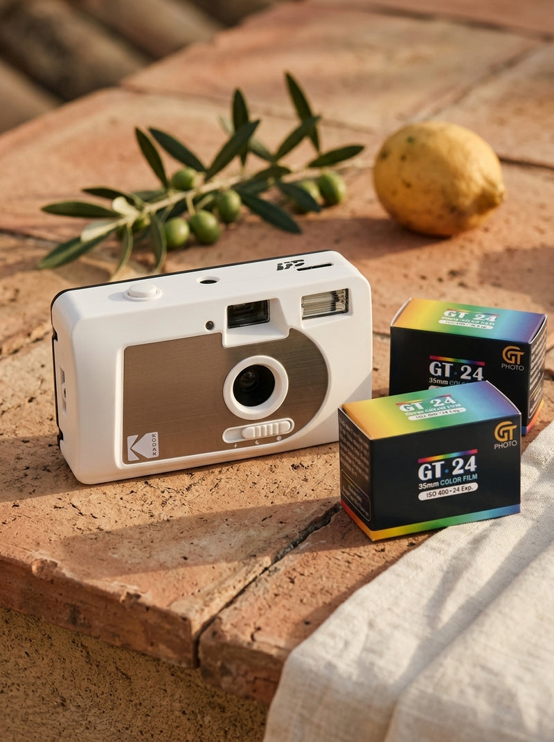 Appareil Argentique - S88 - Linen Blanc - 2 Pellicules Couleur Offertes - Kodak